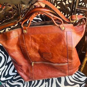 Valentina Brown Leather Men's Bag Gorgeous Soft Leather